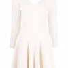 Alexander McQueen long-sleeve V-neck dress