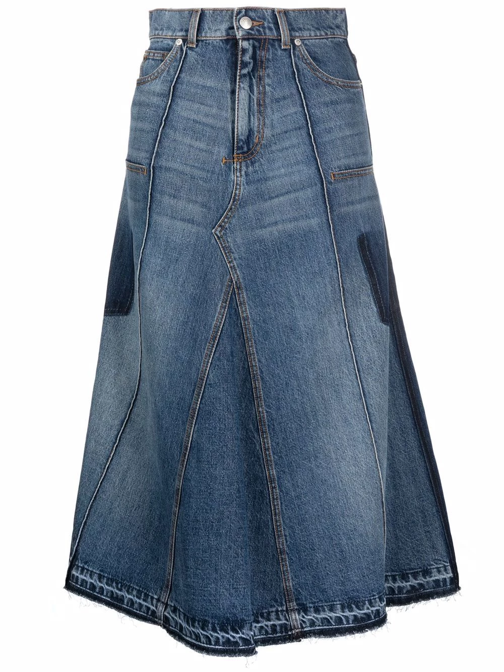 Hot Sale ๐ฅฐ Alexander McQueen Flared denim midi ๐ skirt ๐ 1 Alexander McQueen flared denim midi skirt