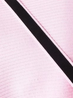 Alexander McQueen sweetheart-neck ribbed midi dress