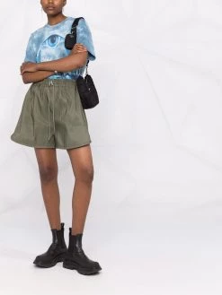 Alexander McQueen Exploded high-waisted shorts