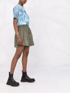 Alexander McQueen Exploded high-waisted shorts