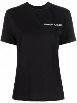 Alexander McQueen rear-tie logo T-shirt