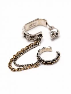 Alexander McQueen chain-link detail earrings