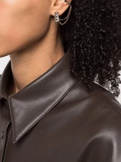 Alexander McQueen chain-link detail earrings