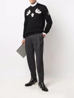 Alexander McQueen skull-print jumper