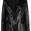 Alexander McQueen zip-detail leather jacket