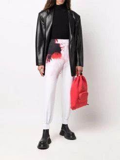 Alexander McQueen Anemome-print track pants