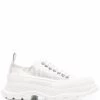 Alexander McQueen Graffiti-logo print Tread Slick sneakers