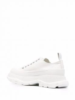 New 🛒 Alexander McQueen Graffiti logo print Tread Slick 👟 sneakers 👏 6 Alexander McQueen Graffiti-logo print Tread Slick sneakers