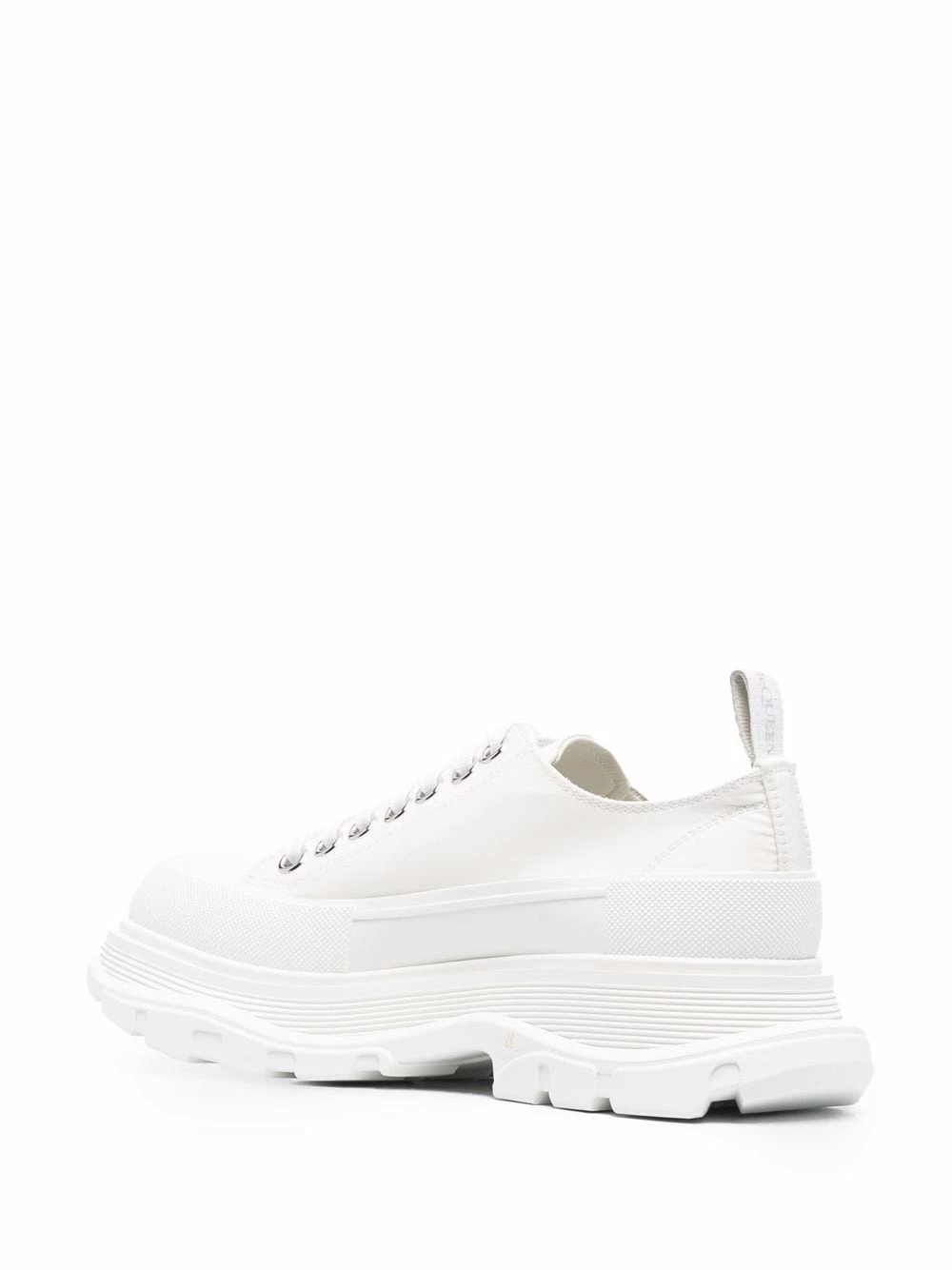 New 🛒 Alexander McQueen Graffiti logo print Tread Slick 👟 sneakers 👏 3 Alexander McQueen Graffiti-logo print Tread Slick sneakers