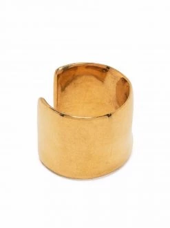 Alexander McQueen engraved-logo ear cuff