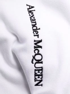 Alexander McQueen corset-back logo sweatshirt