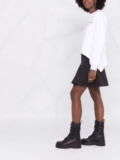 Alexander McQueen corset-back logo sweatshirt