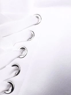 Alexander McQueen corset-back logo sweatshirt