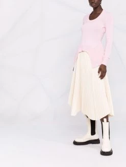 Alexander McQueen peplum cashmere jumper