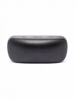 Alexander McQueen logo-print arm sunglasses