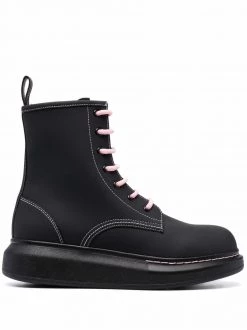 Alexander McQueen chunky sole combat boots