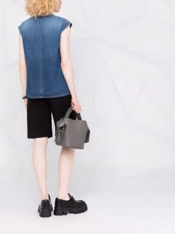 Alexander McQueen sleeveless denim top