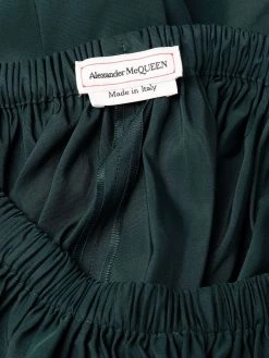 Alexander McQueen ruched drawstring hem dress