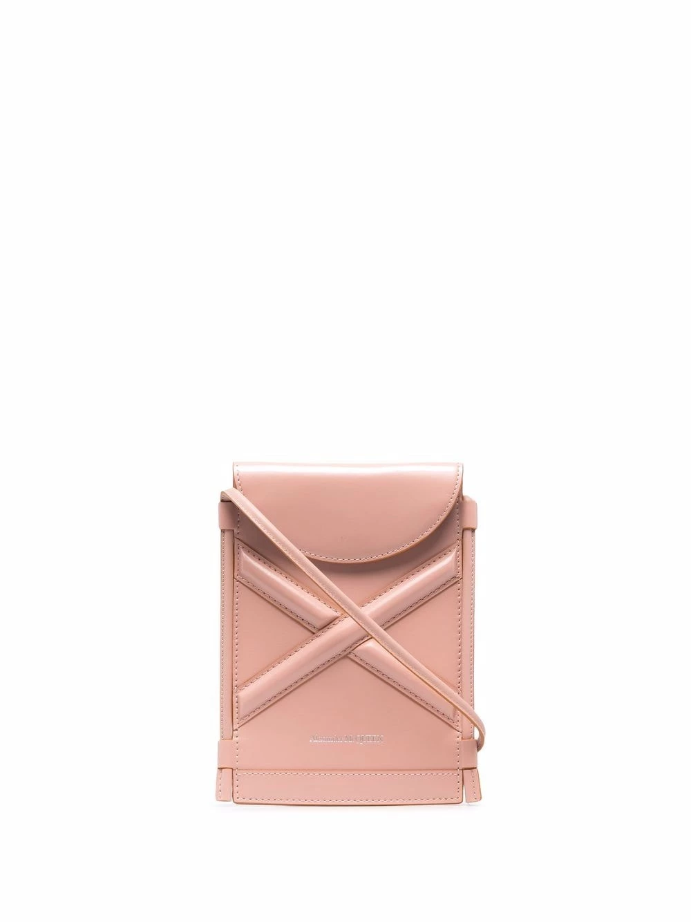 Flash Sale ๐ฅฐ Alexander McQueen Logo print contrast stitching crossbody bag ๐ฅฐ 1 Alexander McQueen logo-print contrast-stitching crossbody bag