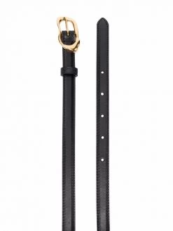 Alexander McQueen leather buckle belt