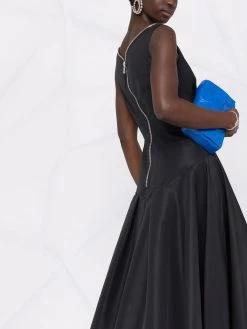 Alexander McQueen zip-up sleeveless flared dress
