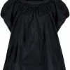 Alexander McQueen gathered puff-sleeve blouse