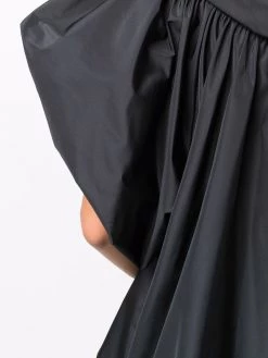 Alexander McQueen gathered puff-sleeve blouse