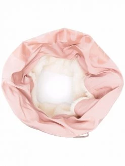 Alexander McQueen reversible logo-print shearling scarf