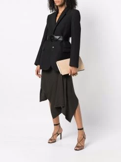 Alexander McQueen embossed knuckleduster clutch bag