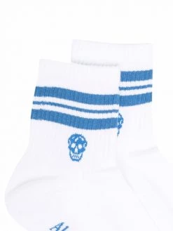 Alexander McQueen skull logo socks