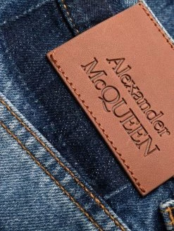 Alexander McQueen mid-rise straight jeans