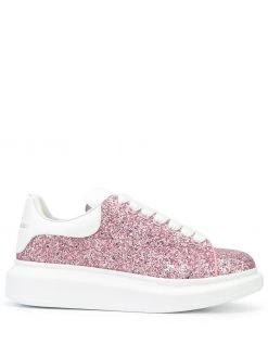 Alexander McQueen Oversized glitter sneakers