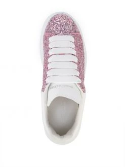 Alexander McQueen Oversized glitter sneakers