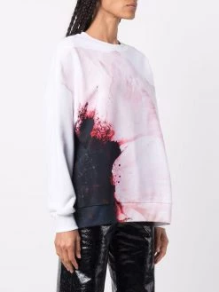 Alexander McQueen Anenome-print relaxed-fit sweatshirt