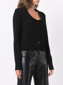 Alexander McQueen knitted cashmere cardigan