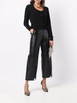 Alexander McQueen knitted cashmere cardigan