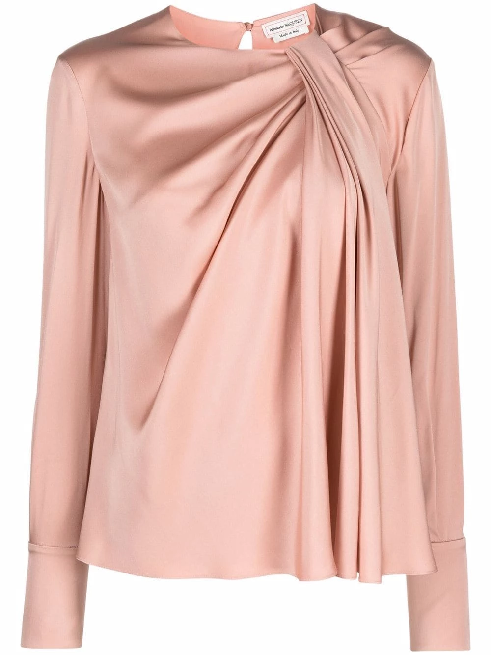 Budget ❤️ Alexander McQueen Draped effect blouse 🛒 1 Alexander McQueen draped-effect blouse