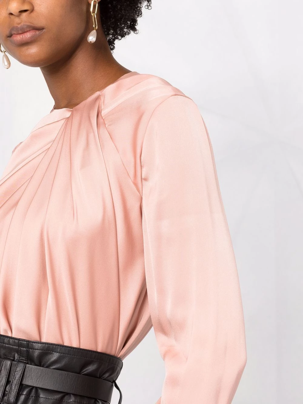 Budget ❤️ Alexander McQueen Draped effect blouse 🛒 3 Alexander McQueen draped-effect blouse