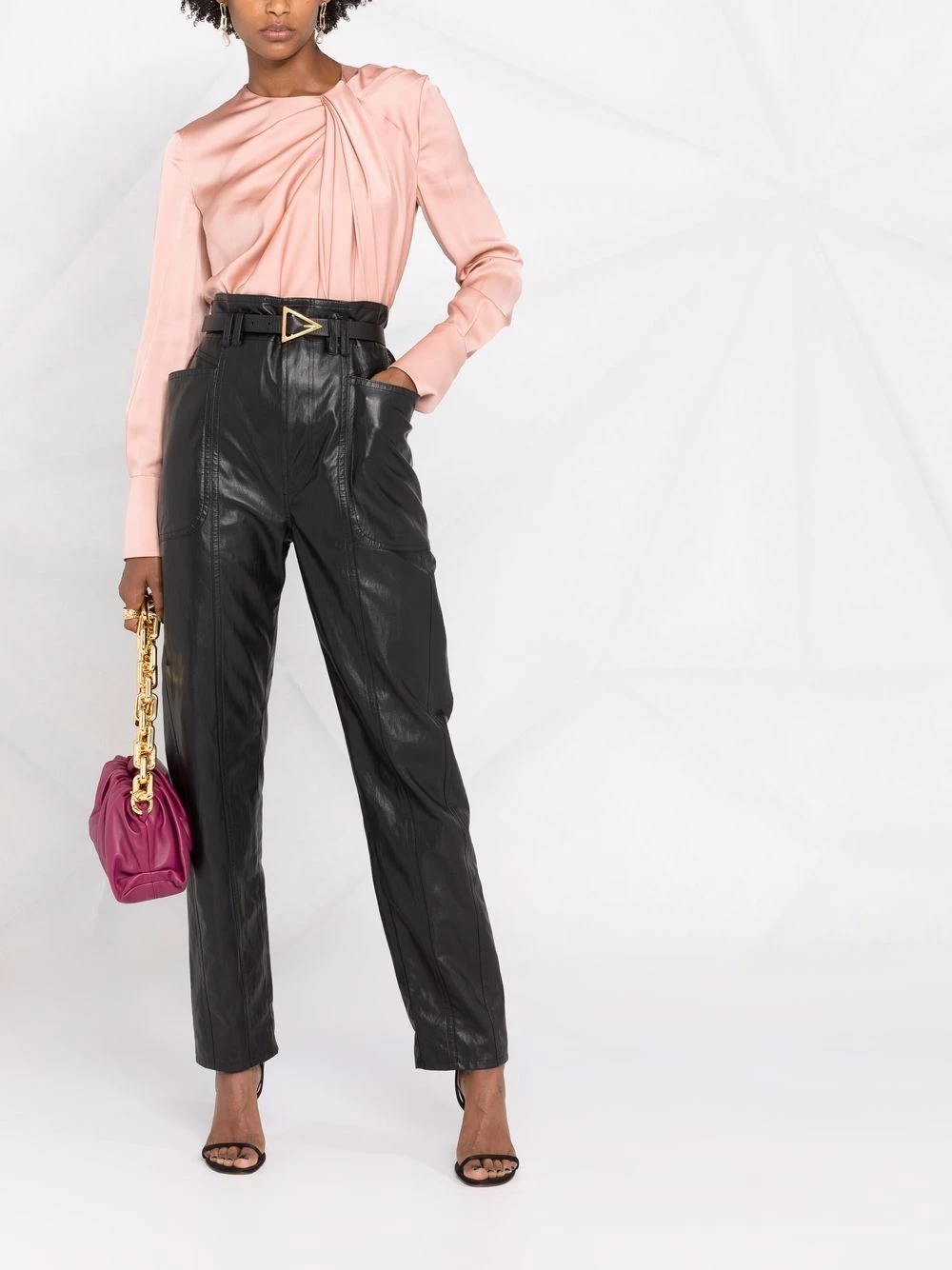 Budget ❤️ Alexander McQueen Draped effect blouse 🛒 2 Alexander McQueen draped-effect blouse