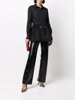 Alexander McQueen peplum-hem button-front shirt