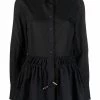 Alexander McQueen peplum-hem button-front shirt