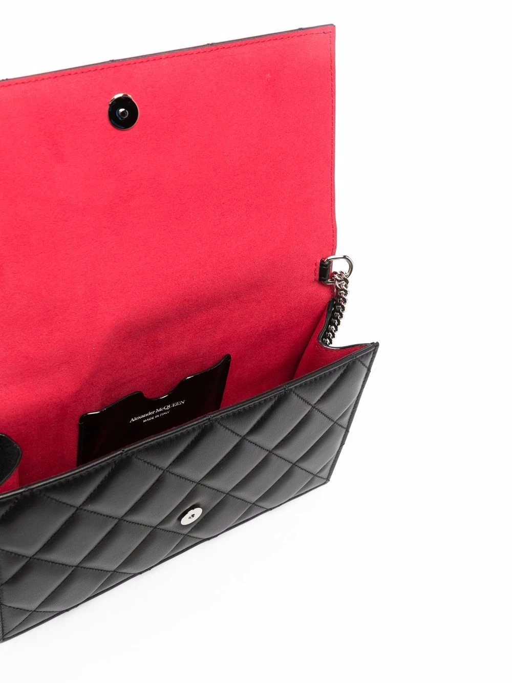 Flash Sale 😉 Alexander McQueen Logo print quilted finish shoulder bag 🎁 5 Alexander McQueen logo-print quilted-finish shoulder bag