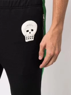 Alexander McQueen skull-patch slim-fit track pants