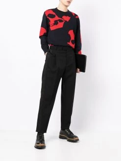 Alexander McQueen high-waist tapered trousers