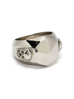Alexander McQueen skull-motif studded ring