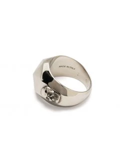 Alexander McQueen skull-motif studded ring