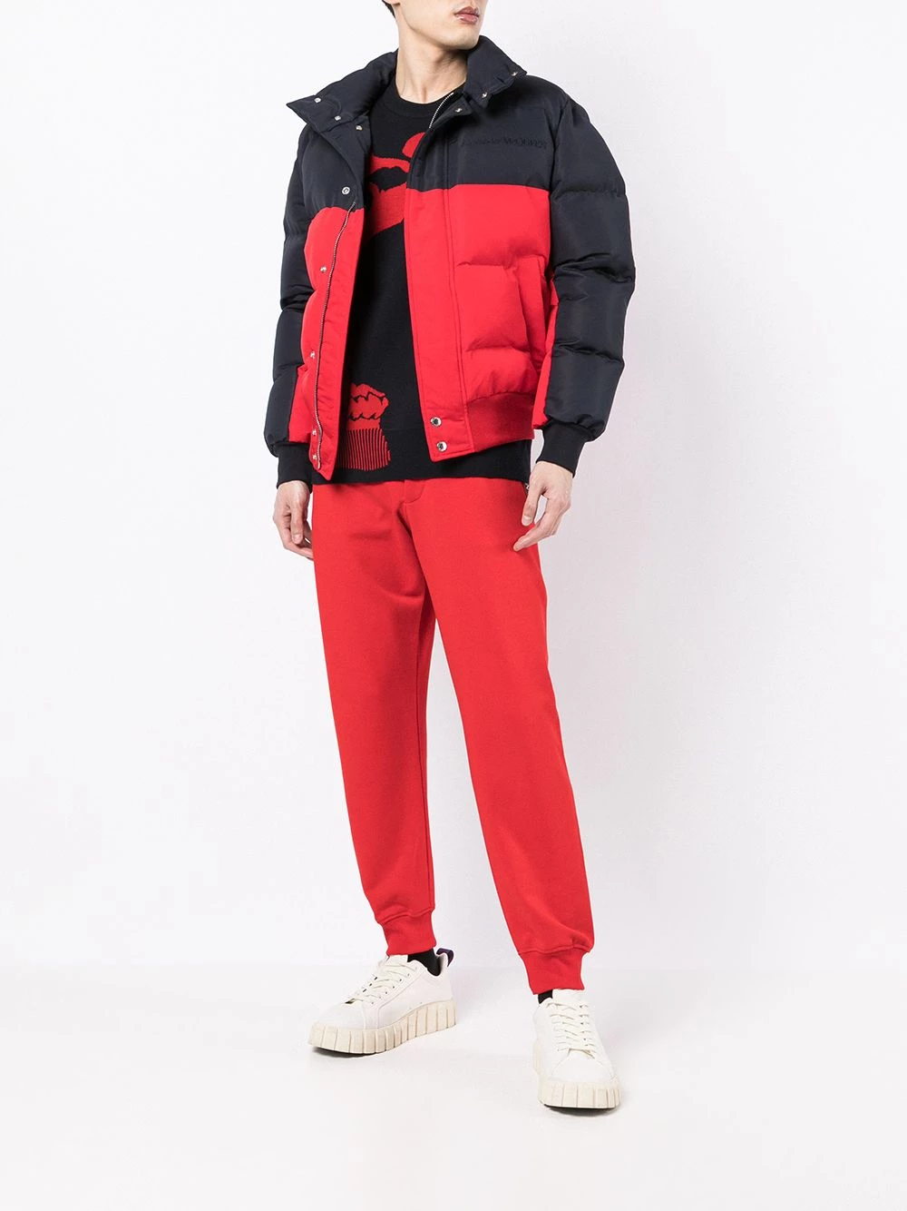 Best reviews of ๐ Alexander McQueen Side logo print trousers ๐คฉ 2 Alexander McQueen side logo-print trousers