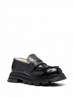 Alexander McQueen lug sole loafers