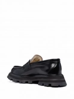 Alexander McQueen lug sole loafers